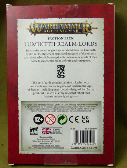 Lumineth Realm-Lords Faction Pack - Warhammer AoS #D4