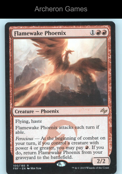Flamewake Phoenix 100 R MTG Card Fate Reforged