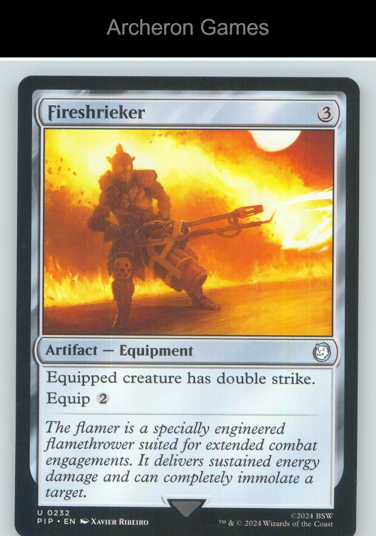 Fireshrieker PIP 232 UC MTG Card NM/EX+