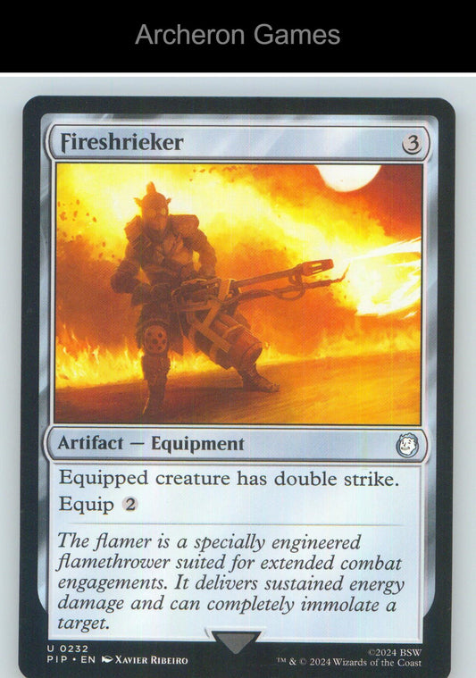 Fireshrieker PIP 232 UC MTG Card NM/EX+