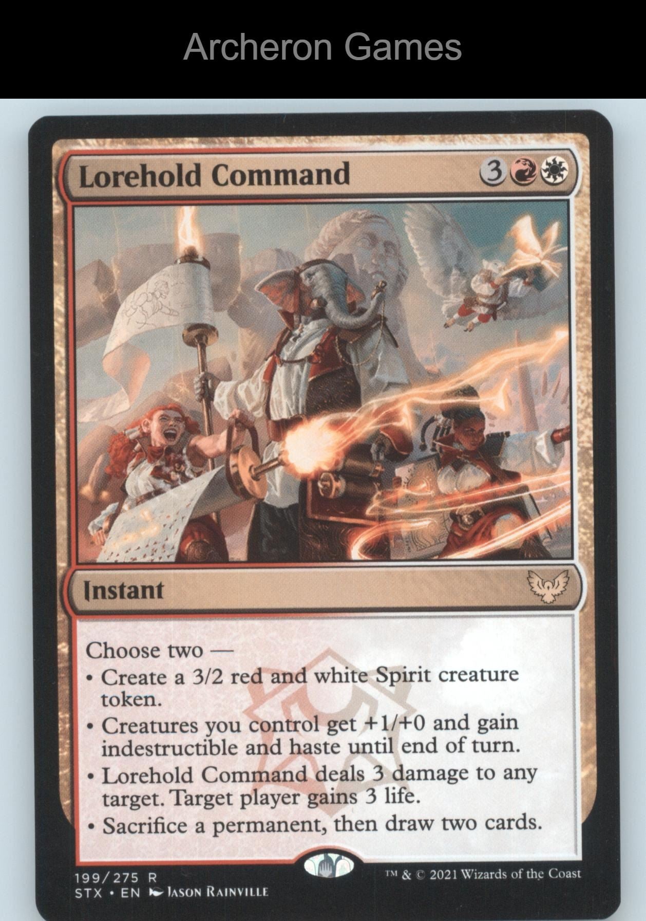Lorehold Command 199 R MTG Card Promo Pack: Strixhaven