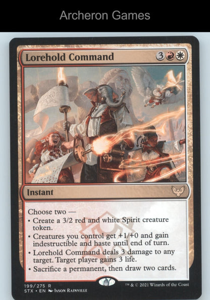 Lorehold Command 199 R MTG Card Promo Pack: Strixhaven