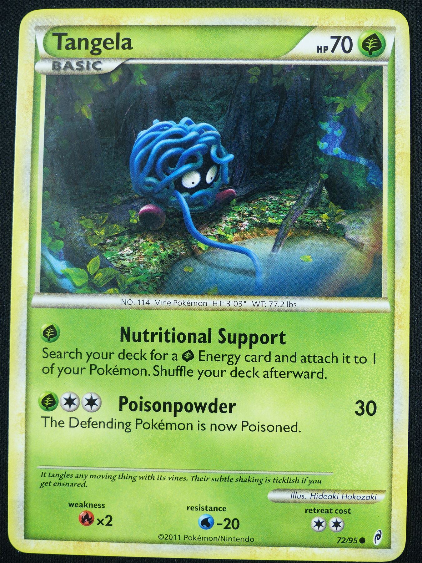 Tangela 72/95 played - Pokemon Card #4EL