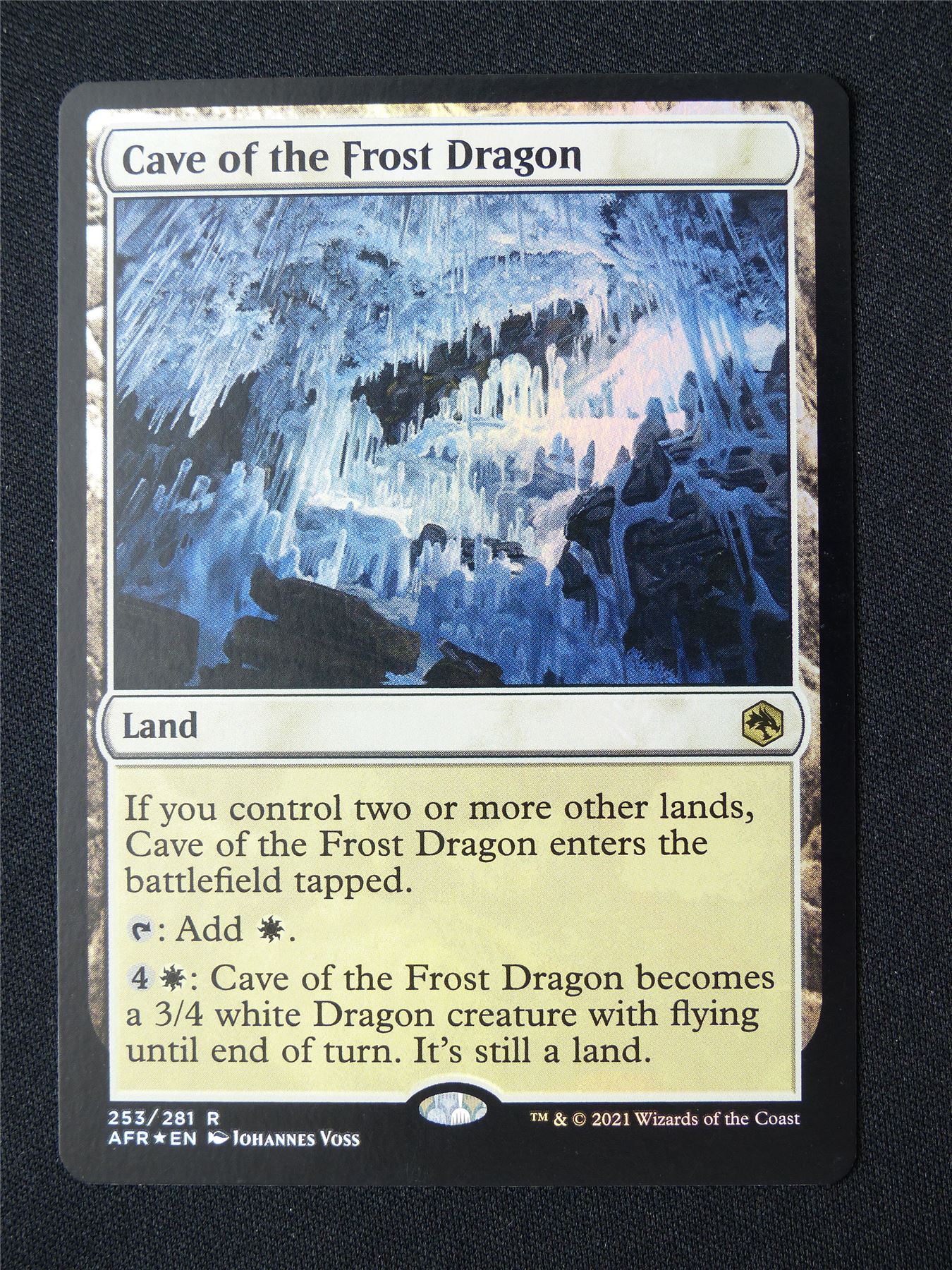 Cave of the Frost Dragon Foil - AFR - Mtg Card #93S