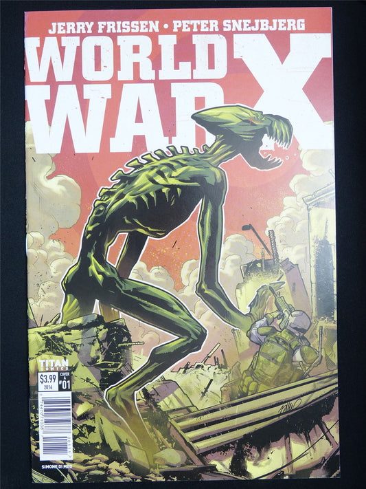 WORLD War X #1 - Titan Comic #6RU