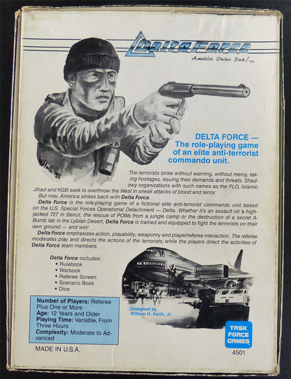 Delta Force Roleplaying Game - Task Force Games #27C