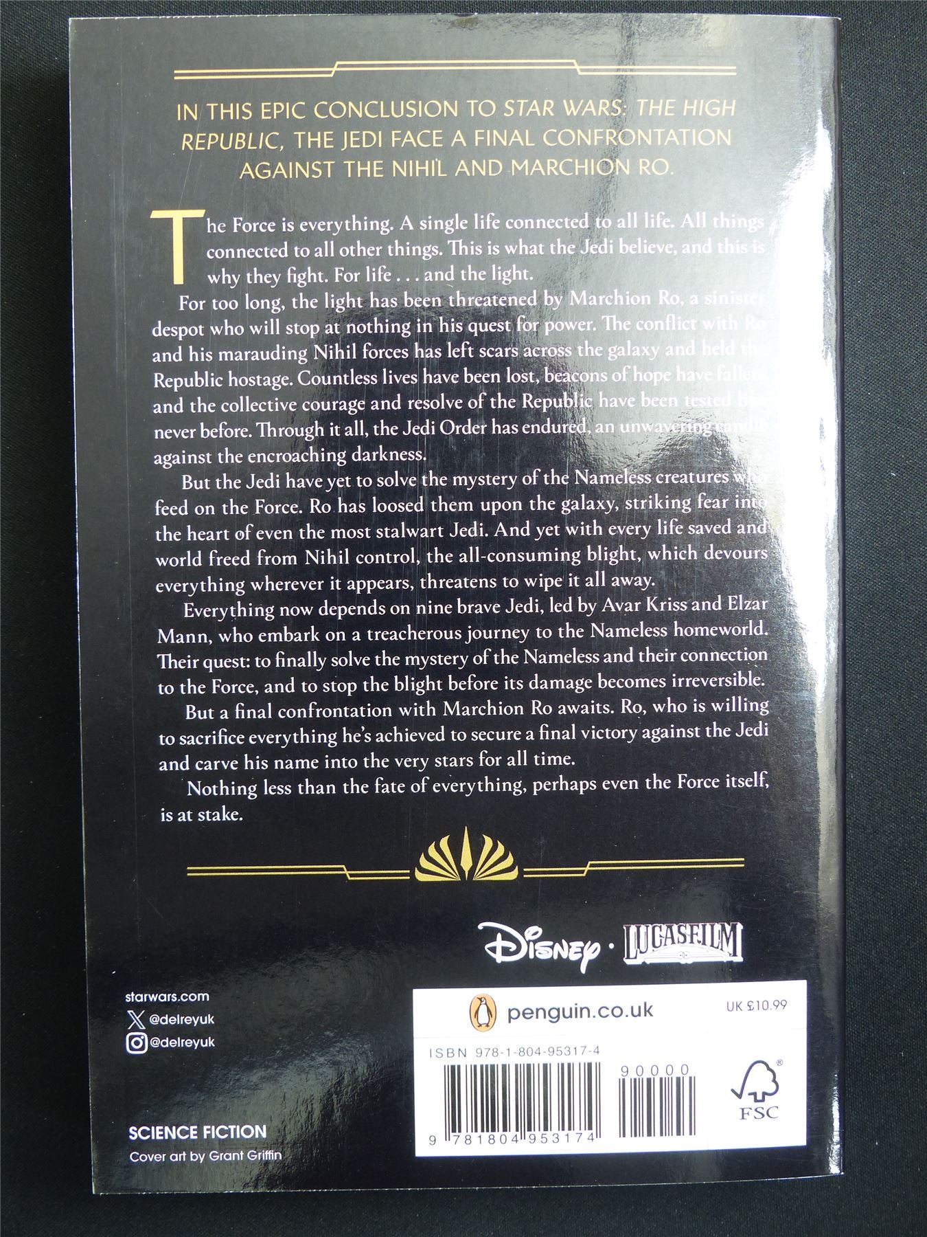 Star Wars the high Republic: Trials of the Jedi by Charles Soule - Penguin Novel Softback #2MF