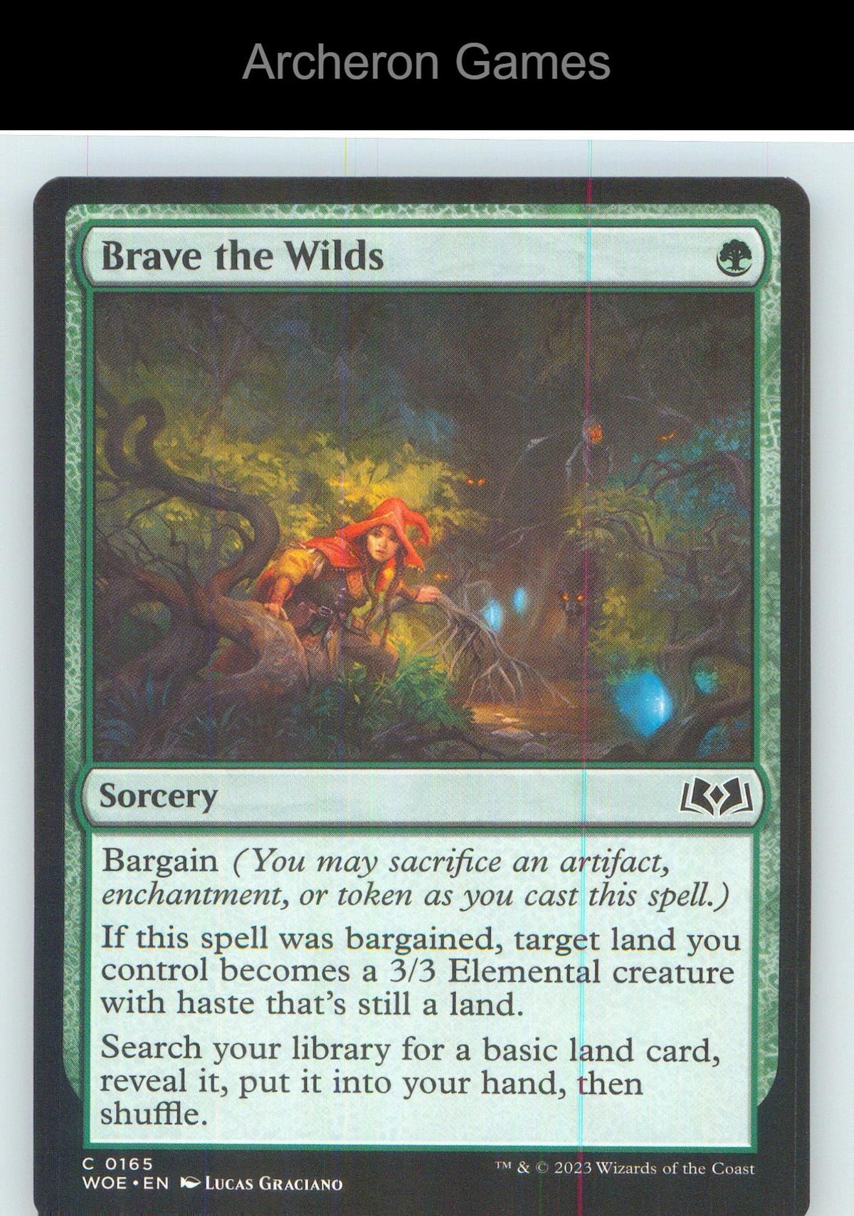 Brave the Wilds WOE 165 C MTG Card NM/EX+