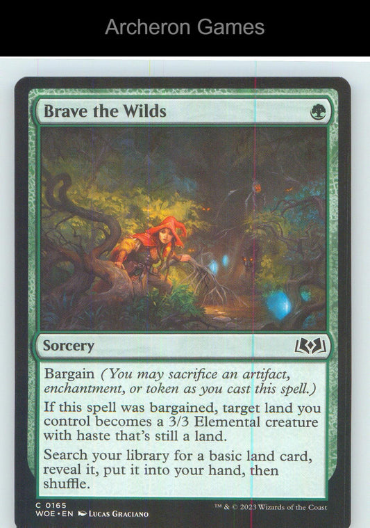 Brave the Wilds WOE 165 C MTG Card NM/EX+