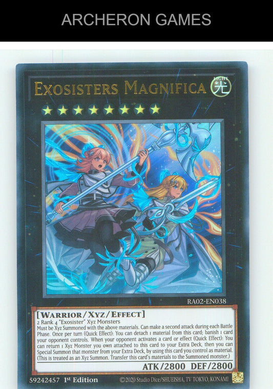 Exosisters Magnifica (UR) UR YUGIOH Card 1st Edition