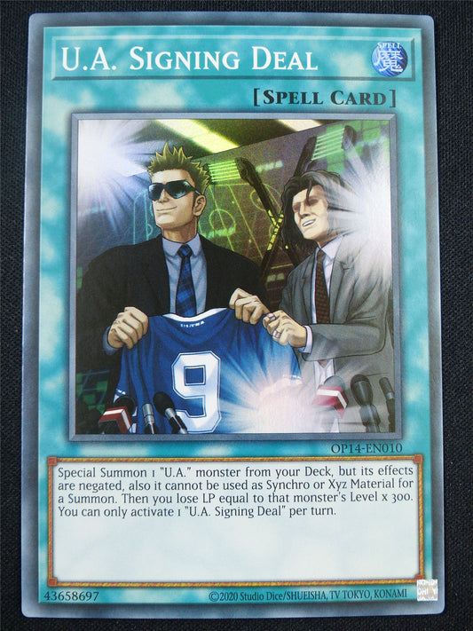 U.A. Signing Deal OP14 Super Rare - Yugioh Card #59