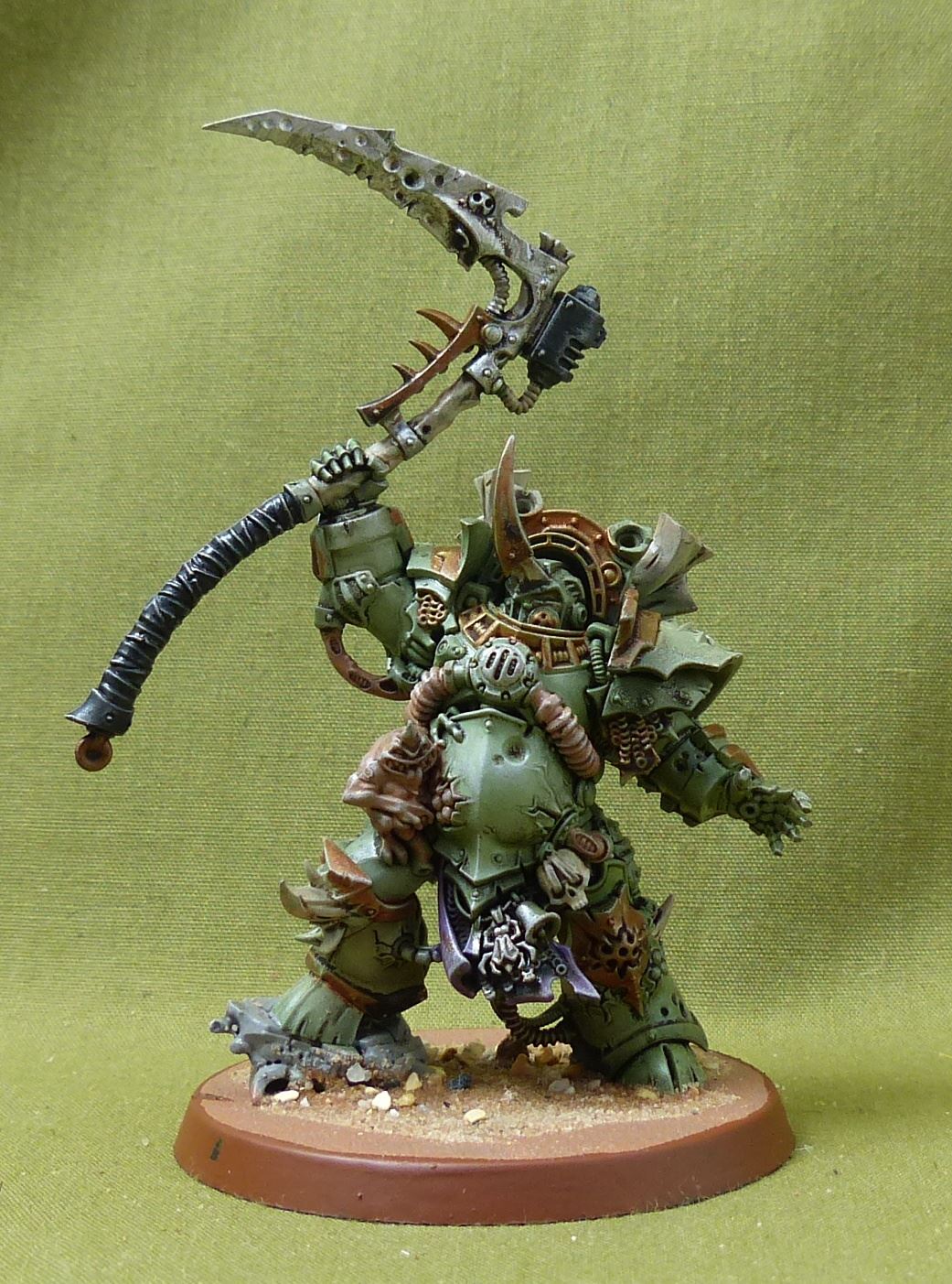 Typhus Herald of the Plague God painted - Death Guard - Warhammer 40K #36Q