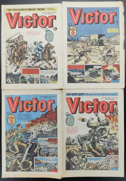 Collection of Victor, World of Wonder and more Comics Circa 1974