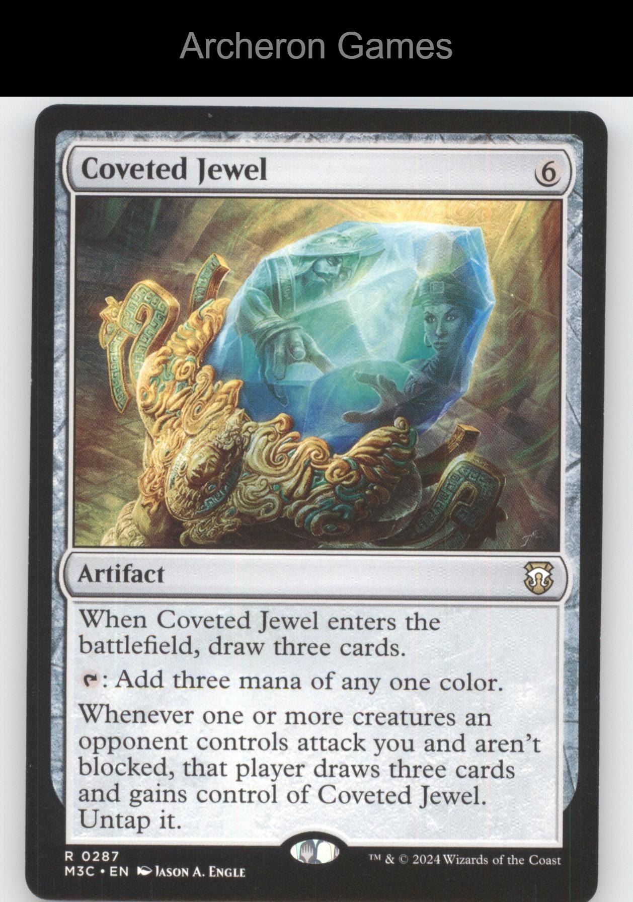 Coveted Jewel 287 R MTG Card Commander: Modern Horizons 3