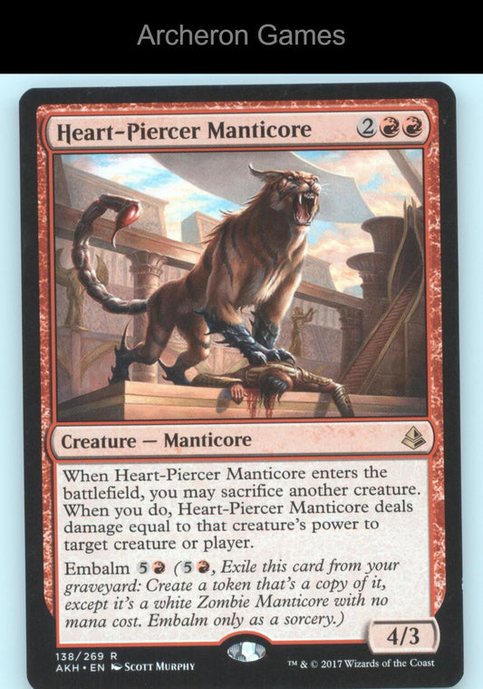 Heart-Piercer Manticore 138 R MTG Card Amonkhet
