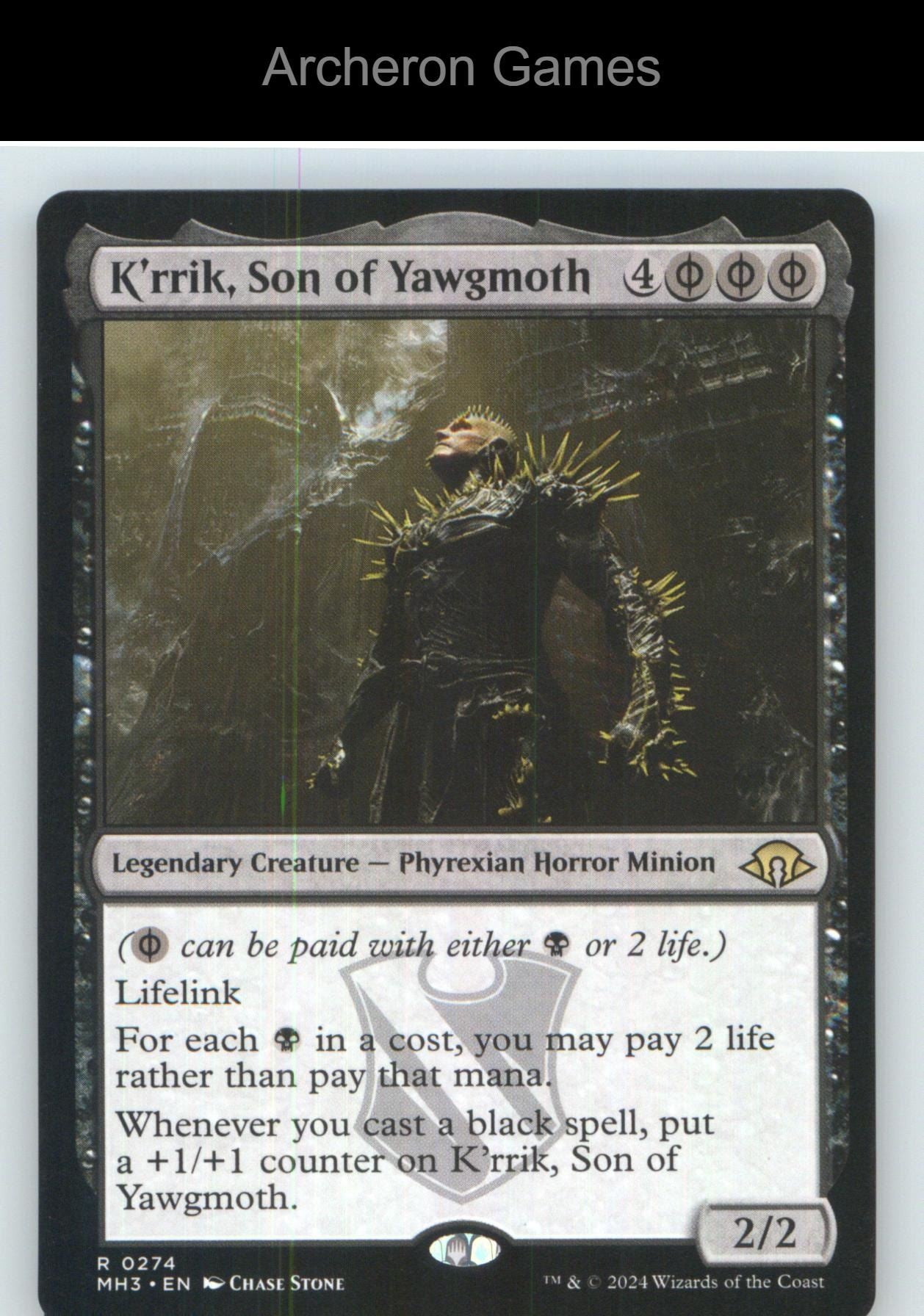 K'rrik, Son of Yawgmoth MH3 274 R MTG Card NM/EX+