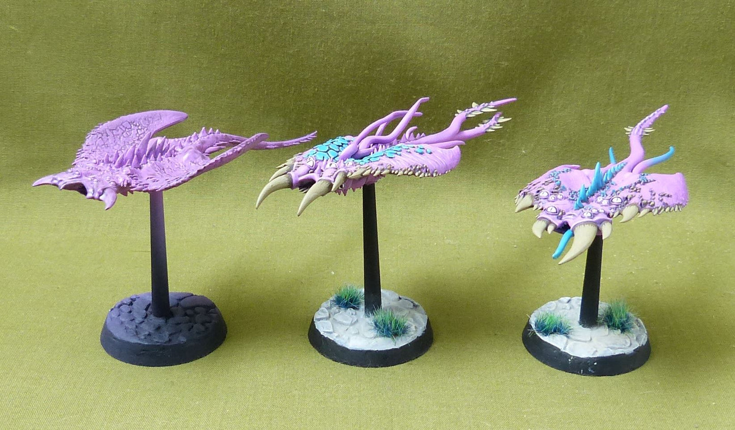 Screamers part painted - Daemons of Tzeentch - Warhammer AoS #3ZV