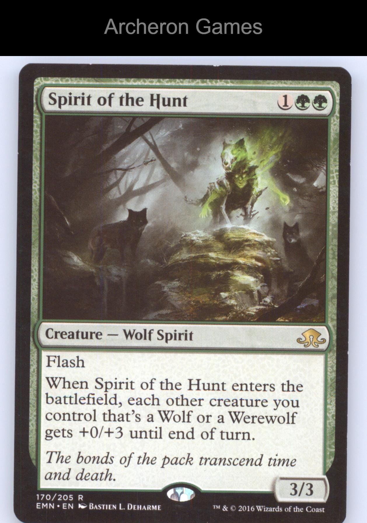 Spirit of the Hunt 170 R MTG Card Eldritch Moon