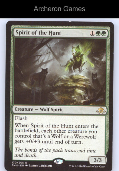 Spirit of the Hunt 170 R MTG Card Eldritch Moon