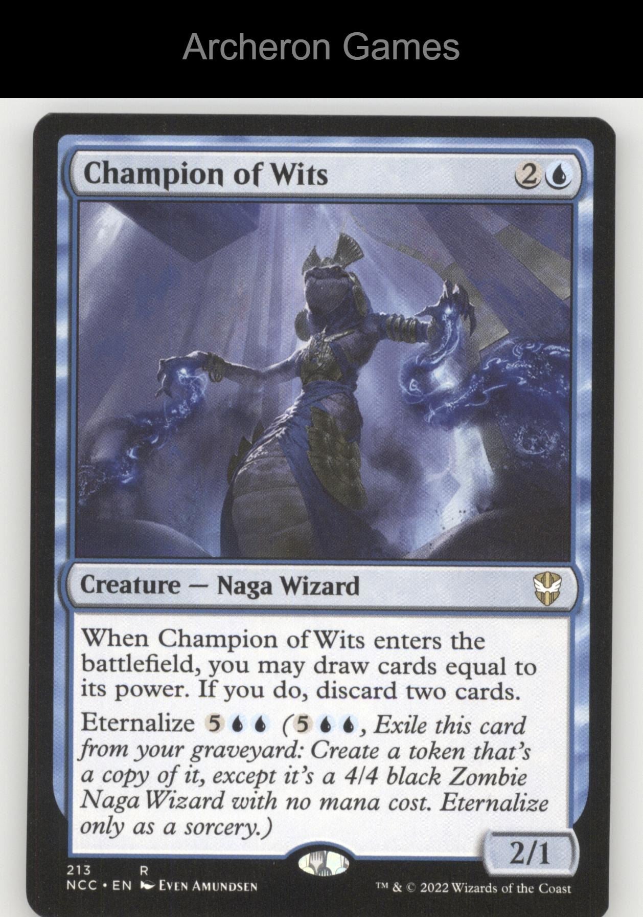 Theoretical Duplication (Extended Art) 361 R MTG Card Commander 2021