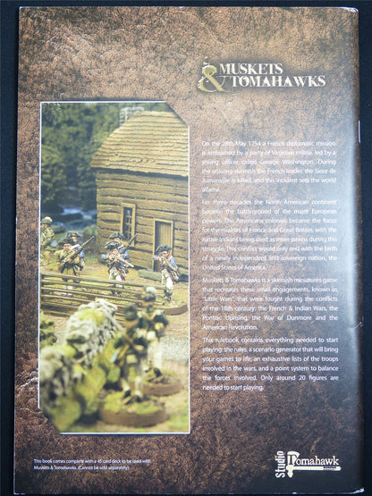 Muskets & Tomahawks: Skirmishes in the 18th Century - Studio Tomahawk Booklet #1W9
