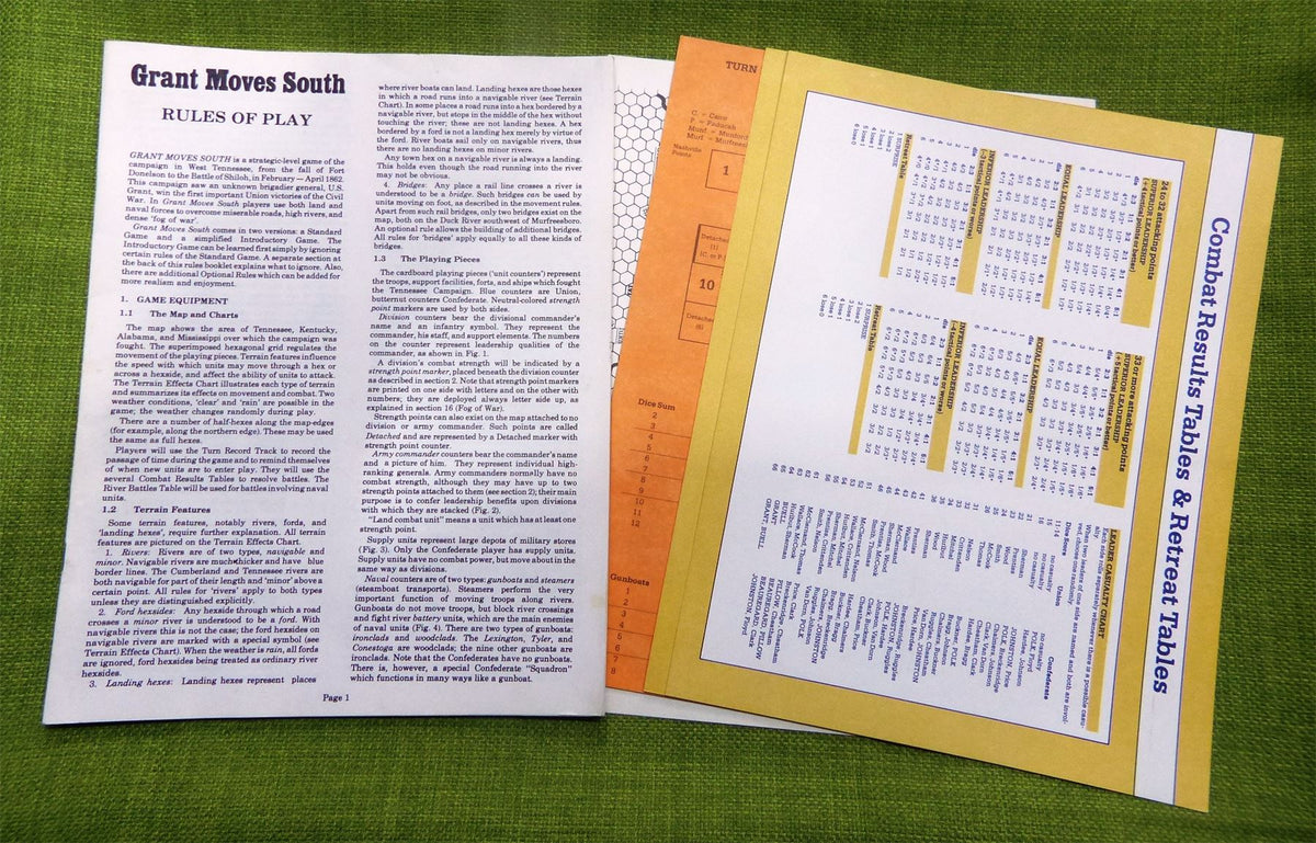 Grant Moves South - The Fort Donelson Shiloh Campaign Box Set #70