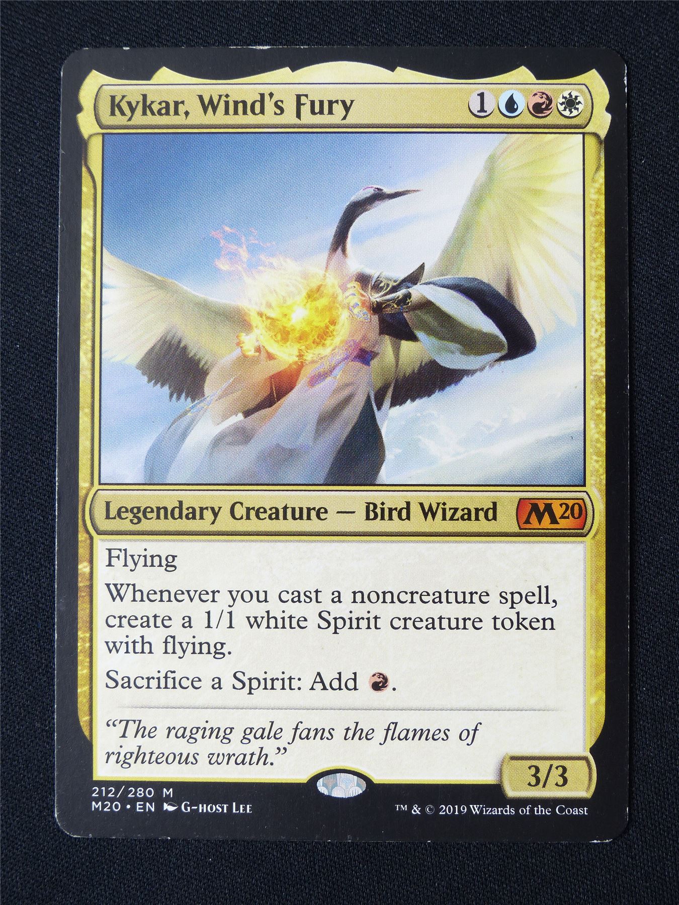 Kykar Wind's Fury - M20 - Mtg Card #9DA