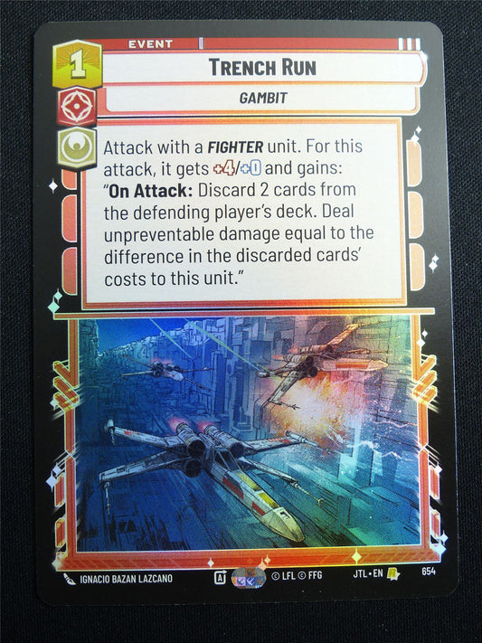Trench Run 654 Foil - Star Wars Unlimited Card #4HG