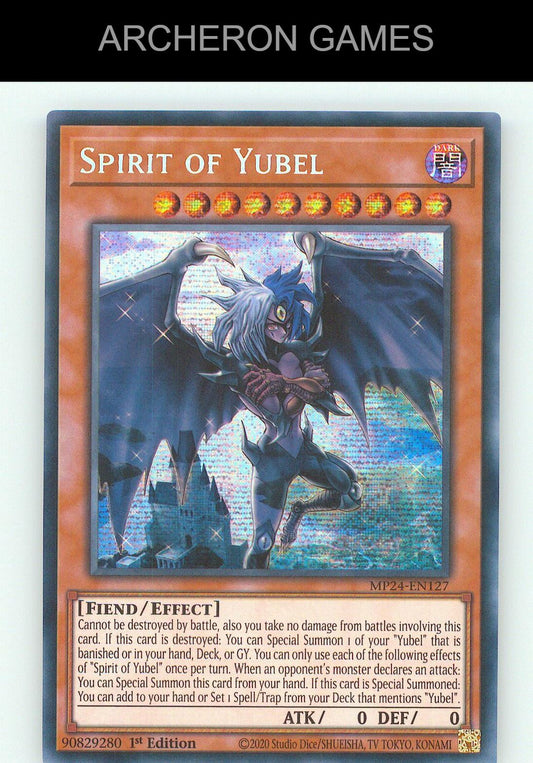 Spirit of Yubel SEC YUGIOH Card