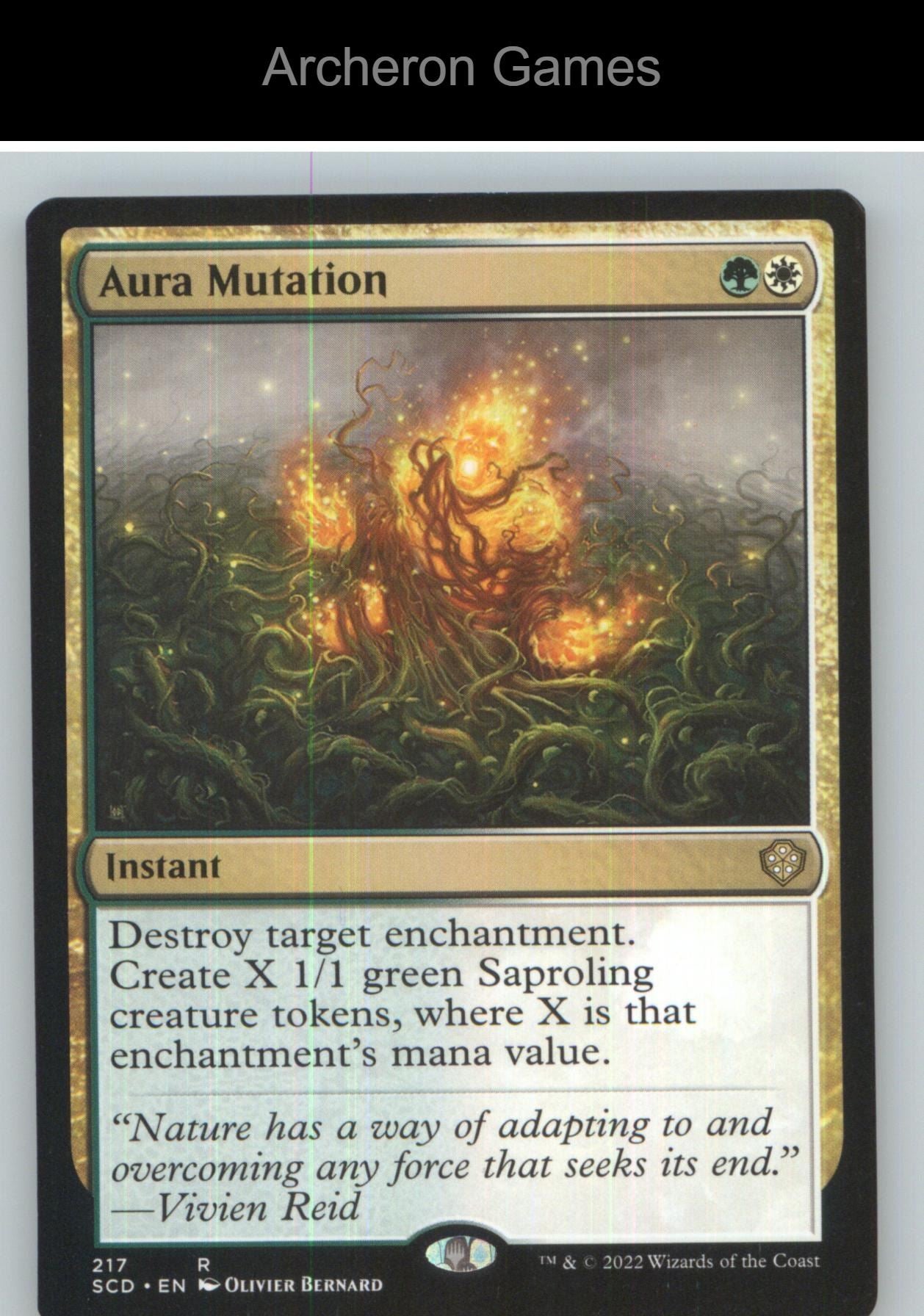 Aura Mutation SCD 217 R MTG Card NM/EX+