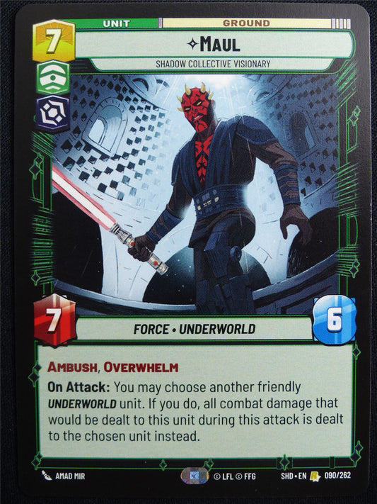 Maul 090/262 - Star Wars Unlimited Card #4W6