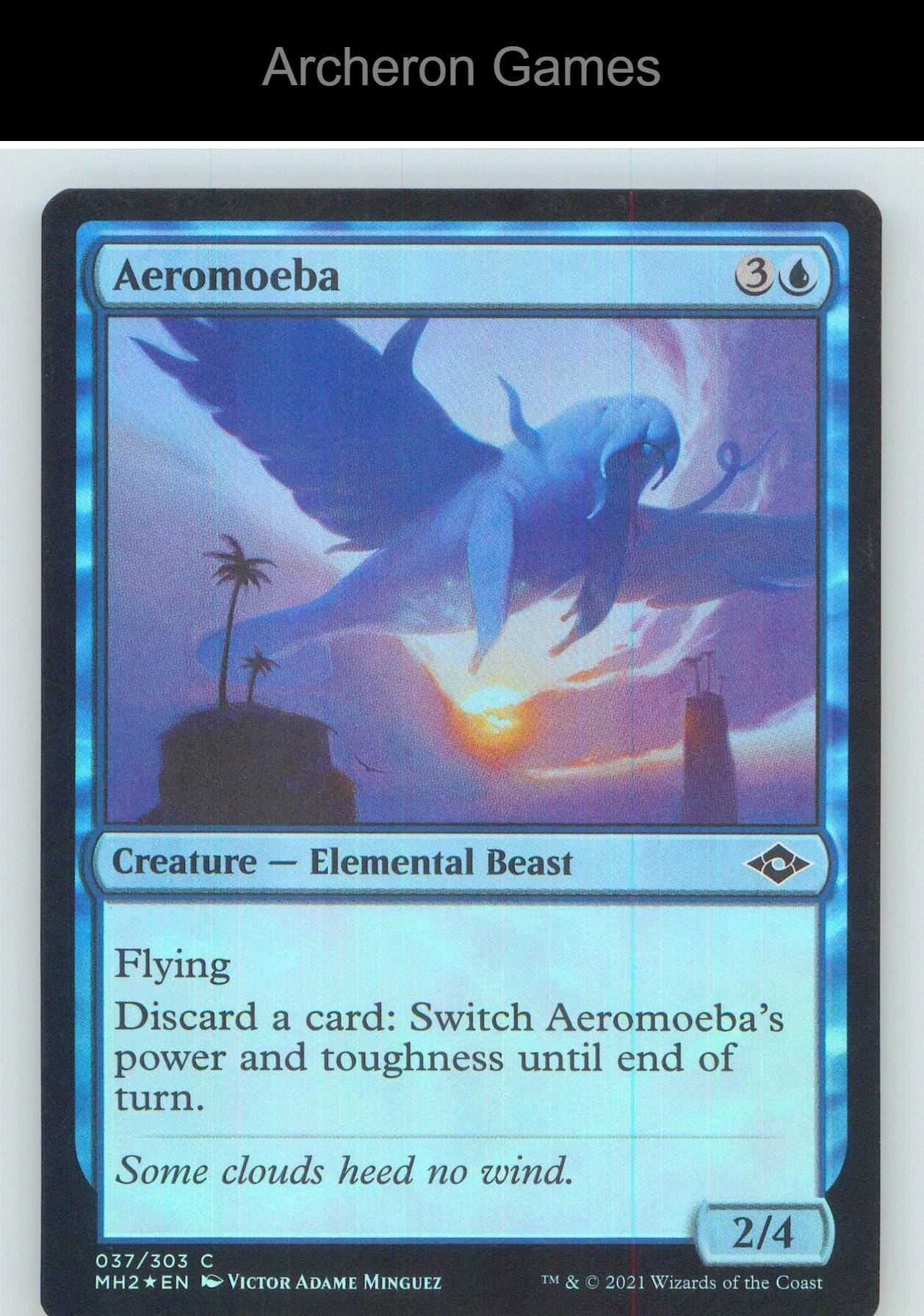 Aeromoeba MH2 37 C MTG Card NM/EX+ Foil