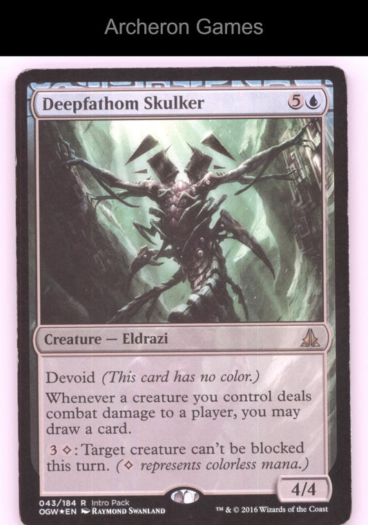 Deepfathom Skulker 43 R MTG Card Unique and Miscellaneous Promos