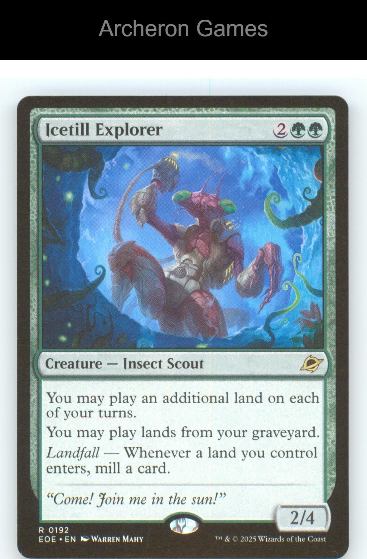 Icetill Explorer EOE 192 R MTG Card Edge of Eternities