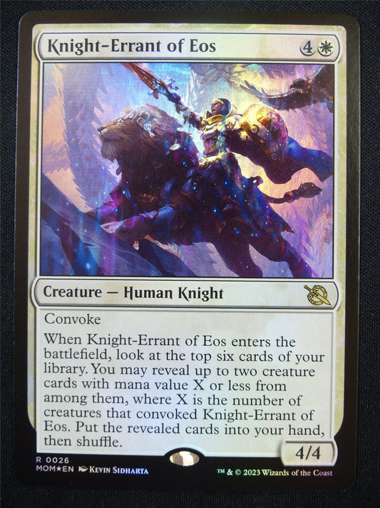 Knight-Errant of Eos Foil - MOM - Mtg Card #3X6