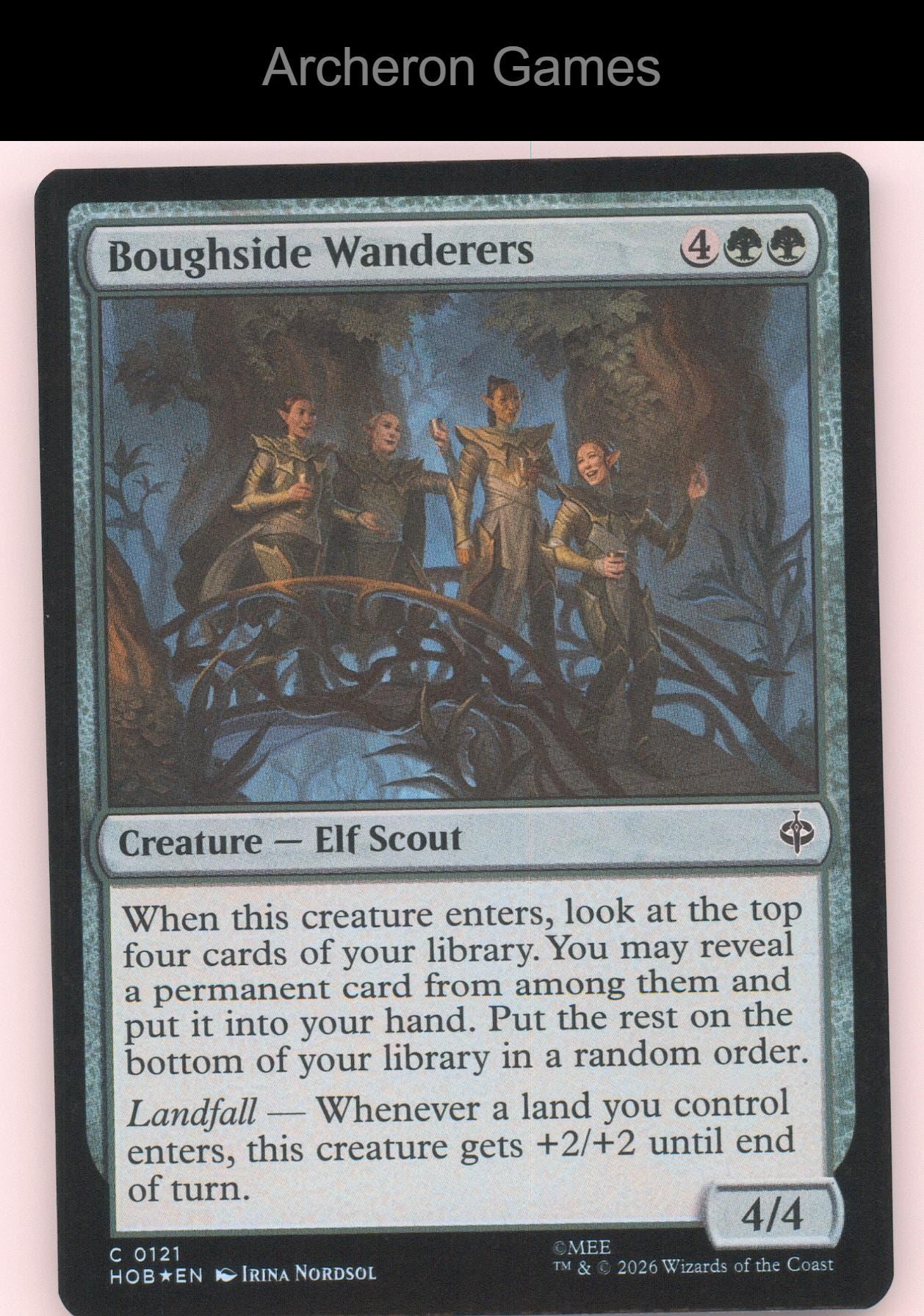 Boughside Wanderers HOB 121 C MTG Card The Hobbit