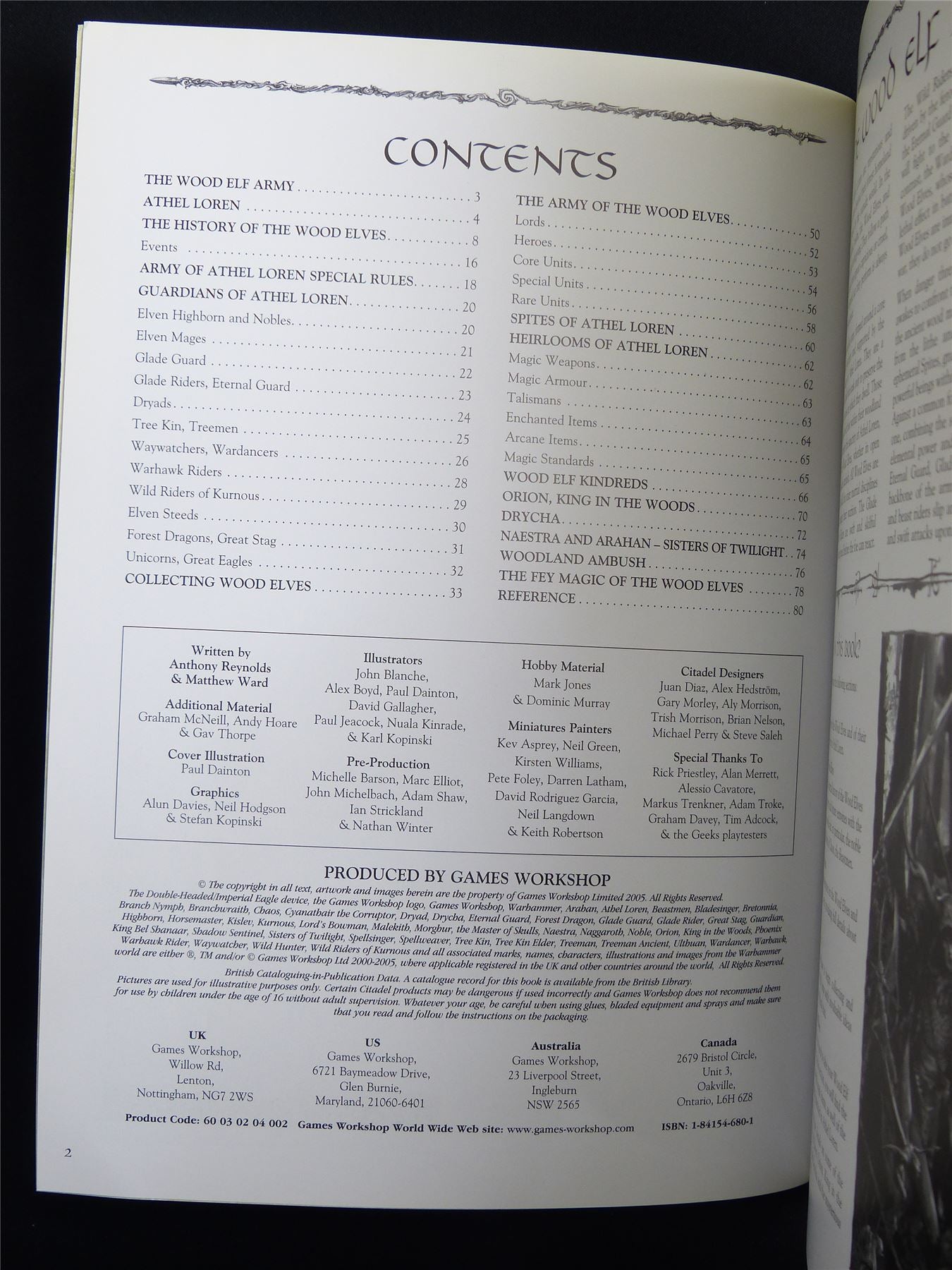 Warhammer Armies: Wood Elves 6th Edition Softback - Warhammer Old World #1HD