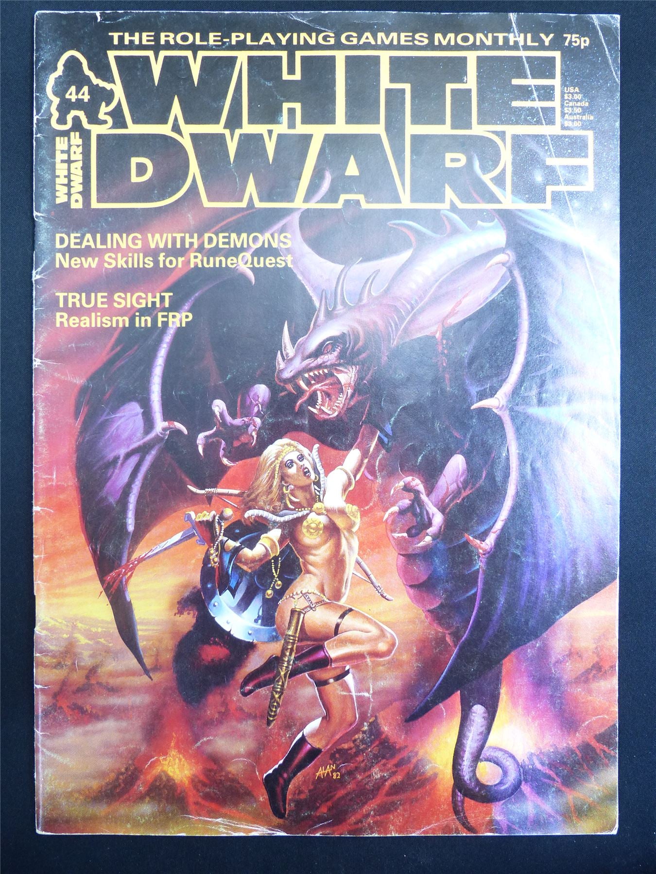 Vintage White Dwarf #44 OOP - Warhammer Magazine #L1