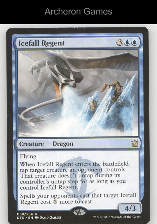 Icefall Regent 58 R MTG Card Dragons of Tarkir