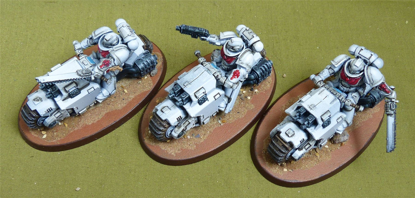 Outriders painted - White Scars - Warhammer 40K #4PL