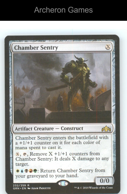 Chamber Sentry GRN 232 R MTG Card NM/EX+