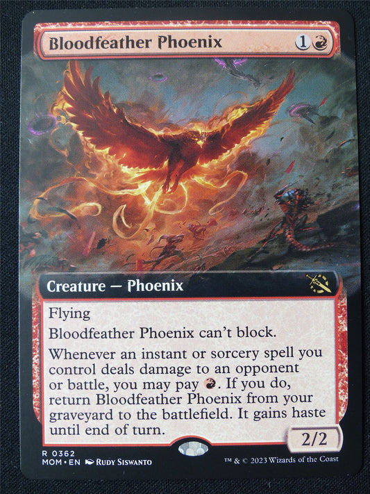 Bloodfeather Phoenix Extended Art - MOM - Mtg Card #22D