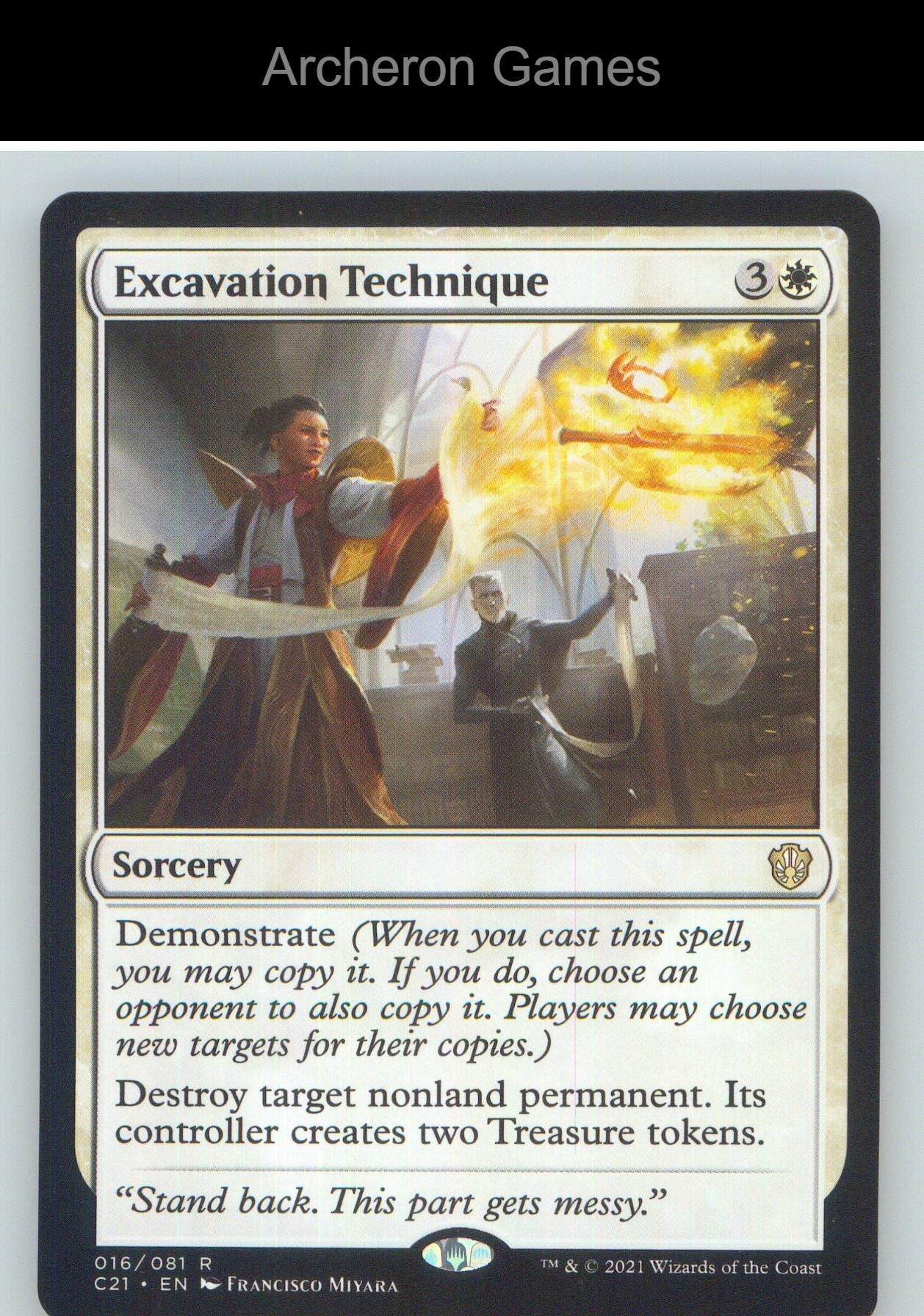 Excavation Technique C21 16 R MTG Card NM/EX+