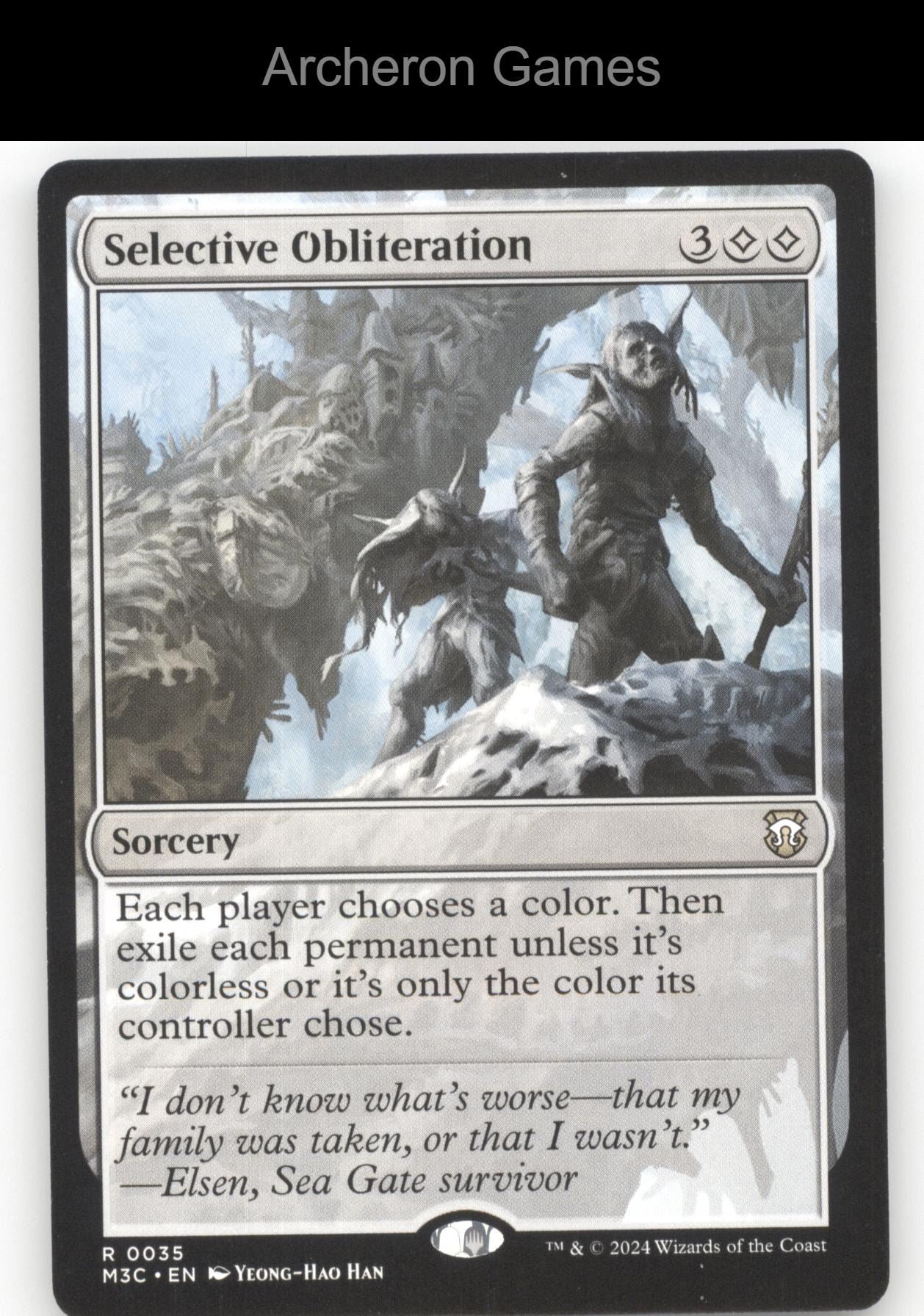 Selective Obliteration 35 R MTG Card Commander: Modern Horizons 3