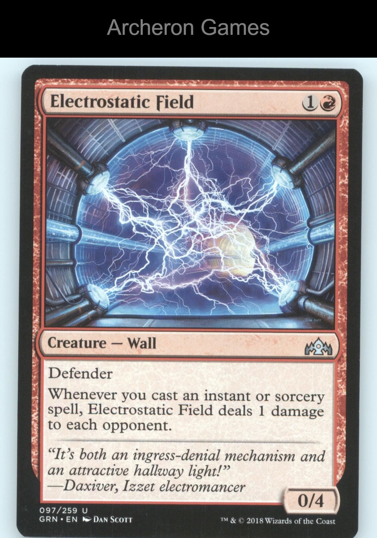 Electrostatic Field 97 UC MTG Card Guilds of Ravnica