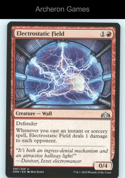 Electrostatic Field 97 UC MTG Card Guilds of Ravnica