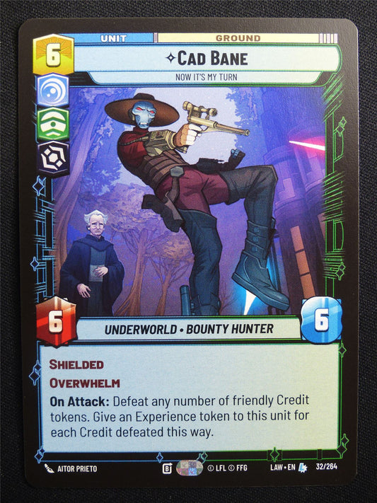 Cad Bane 32/264 - Star Wars Unlimited Card #A6