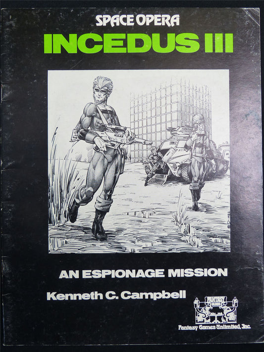 Space Opera: Incedus III An Espionage Mission - Roleplay Booklet #2S7
