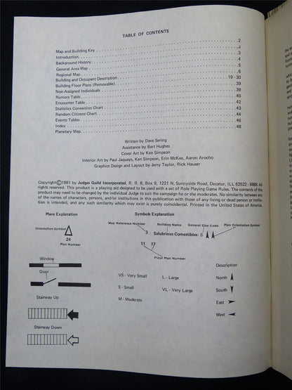 Traveller: Port o Call: Tarklin's Landing - Judge Guild Roleplaying Booklet #2SN