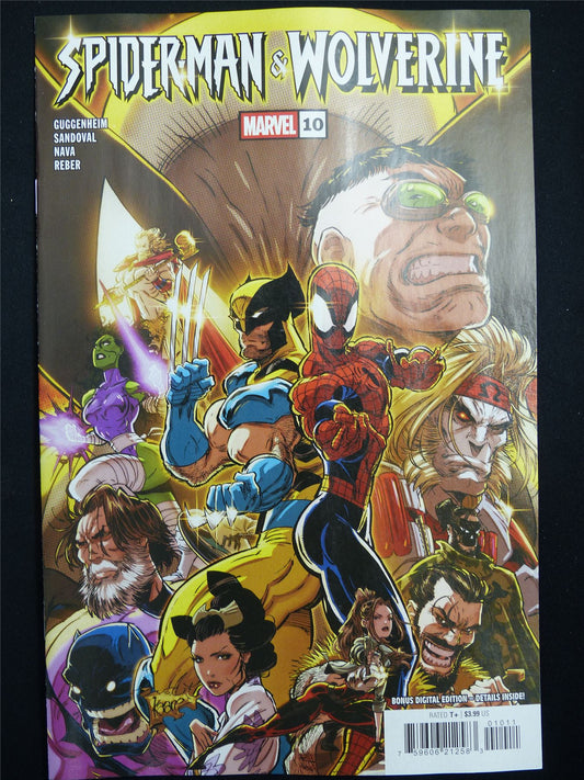 SPIDER-MAN & Wolverine #10 - B&B Apr 2026 Marvel Comic #2WH
